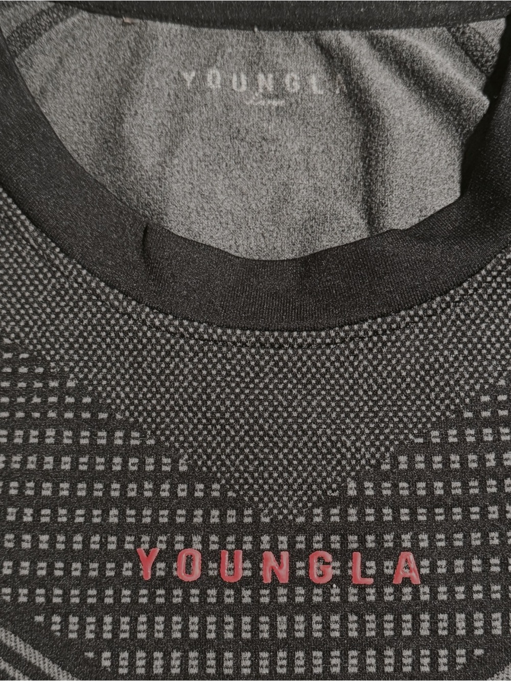 youngla 465 superhero compression tee gym top - Picture 2 of 6